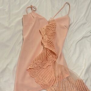 asymetrival pink top